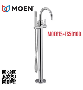 Bộ Sen Xả Bồn Tắm Đặt Sàn Moen MOE615+TS50100