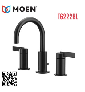 Bộ Sen Xả Bồn Tắm Gắn Bồn Màu Đen Moen T6222BL