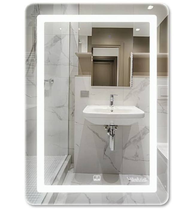 Gương Led Ánh Sáng Trong GLS Q35R55 (60 x 80 cm)