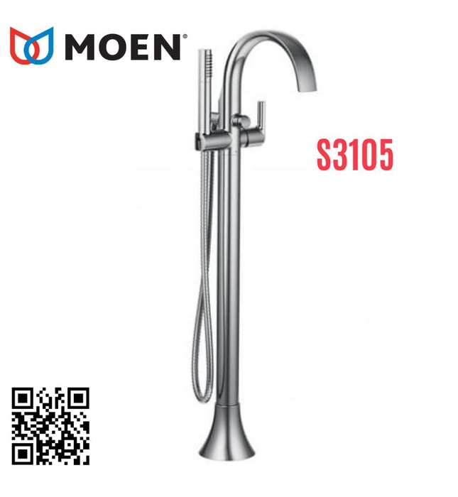 Bộ Sen Xả Bồn Tắm Đặt Sàn Moen S3105