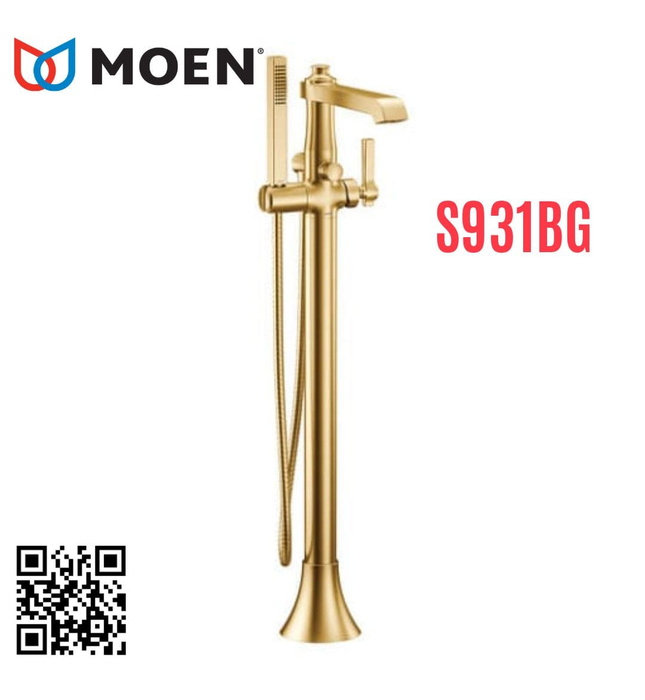 Bộ Sen Xả Bồn Tắm Đặt Sàn Moen S931BG
