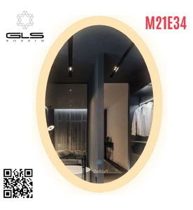 Gương Led Ánh Sáng Ngoài GLS M21E34 (50 x 70 cm) 