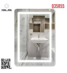 Gương Led Ánh Sáng Trong GLS Q35R55 (60 x 80 cm)