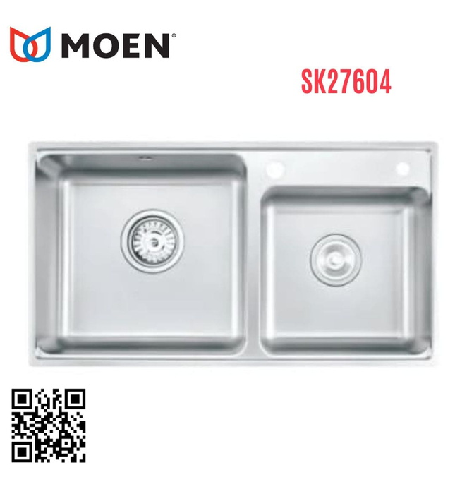 Chậu rửa bát 2 hố Moen SK27604