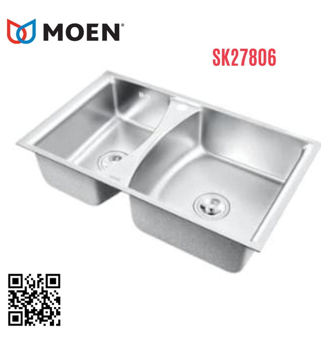 Chậu rửa bát 2 hố Moen SK27806