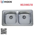 Chậu rửa bát 2 hố Moen MCL314MCL750