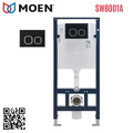 Két Nước Âm Tường Nút Bấm Màu đen Moen SW8001A