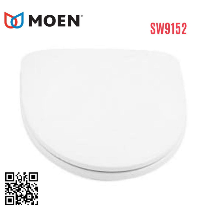 Nắp bàn cầu nhựa êm Moen SW9152