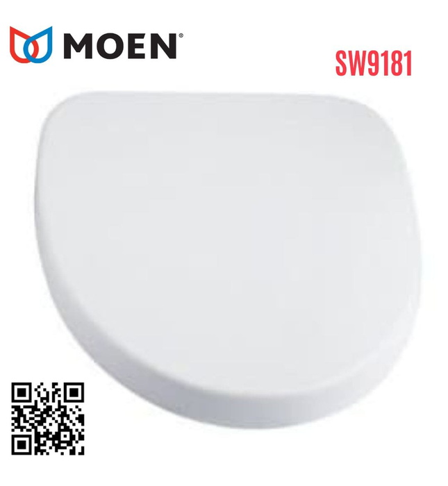 Nắp bàn cầu nhựa rơi êm Moen SW9181