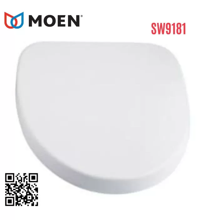 Nắp bàn cầu nhựa rơi êm Moen SW9181