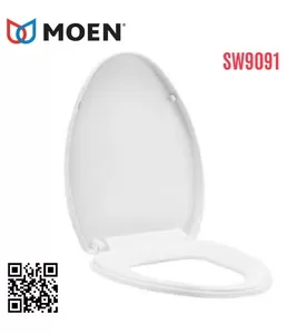 Nắp bàn cầu nhựa rơi êm Moen SW9091