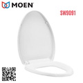 Nắp bàn cầu nhựa rơi êm Moen SW9091