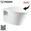 Nắp bàn cầu nhựa rơi êm Moen SW9312