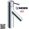 Vòi Lavabo Cổ Cao 1 Lỗ Nóng Lạnh Moen 4812