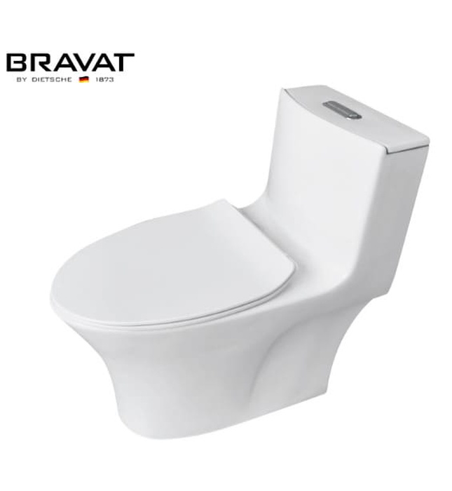 Bồn cầu 1 khối nắp êm cao cấp BRAVAT C21292UW-3-ENG 