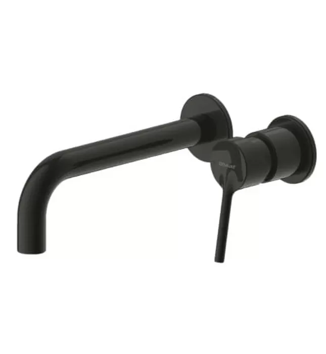 Vòi rửa mặt lavabo âm tường màu đen BRAVAT P8461217BW