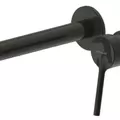 Vòi rửa mặt lavabo âm tường màu đen BRAVAT P8461217BW