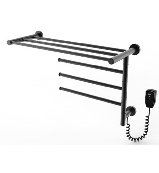 Giàn sấy khăn màu đen Bravat D7870BW-ENG