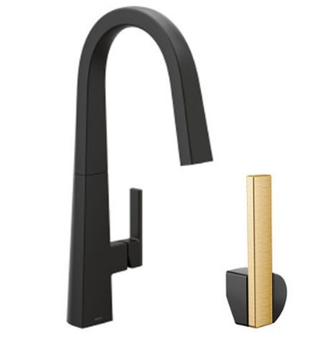 Vòi rửa bát màu đen Moen GNMCLS75005BL