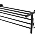 Giàn sấy khăn màu đen Bravat D7869BW-ENG