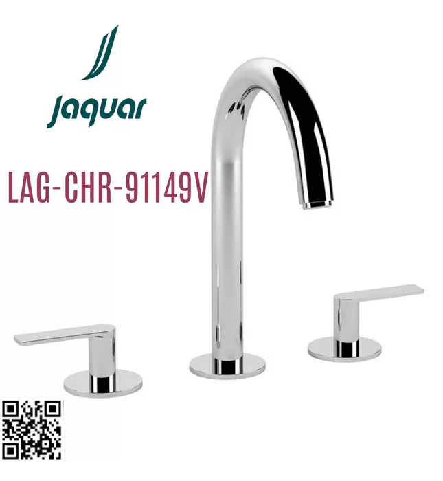 Vòi Lavabo 3 Lỗ Nóng Lạnh Jaquar LAG-CHR-91189PSLV