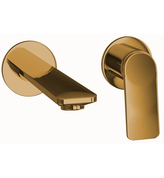 Vòi rửa mặt âm tường 2 chân màu đen JAQUAR Ấn Độ LAG-BLM-91231NKV