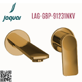 Vòi rửa mặt âm tường 2 chân màu vàng JAQUAR Ấn Độ LAG-GBP-91231NKV
