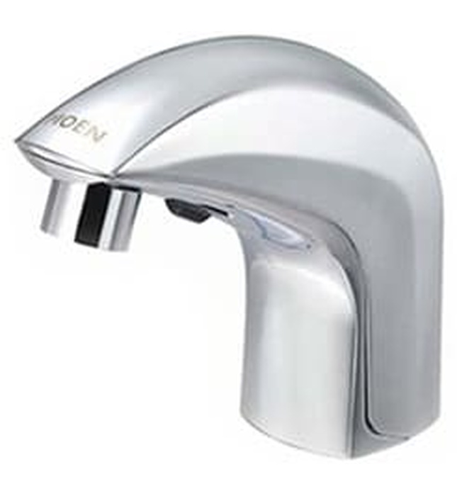 Vòi chậu lavabo cảm ứng nóng lạnh 1 chân gắn chậu Moen M5479