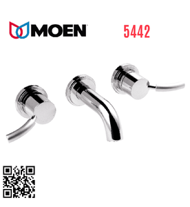 Vòi lavabo treo tường 3 chân nóng lạnh Mỹ Moen 5442