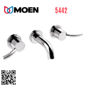 Vòi lavabo treo tường 3 chân nóng lạnh Mỹ Moen 5442