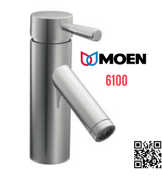 Vòi chậu lavabo nóng lạnh 1 chân Mỹ Moen 6100