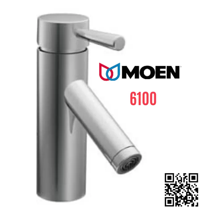 Vòi Lavabo 1 Lỗ Nóng Lạnh Moen 6100