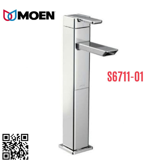 Vòi chậu lavabo 1 Lỗ Thân Cao Moen S6711-01