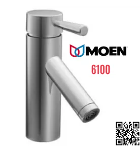 Vòi Lavabo 1 Lỗ Nóng Lạnh Moen 6100