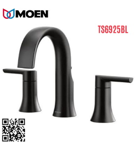 Vòi chậu lavabo 3 Lỗ âm tường Moen TS6925BL