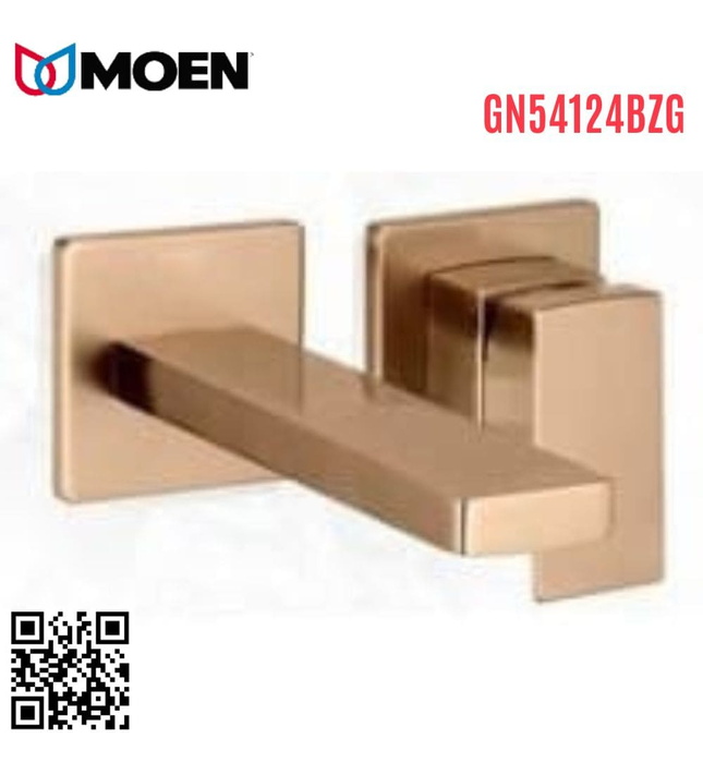 Vòi chậu lavabo 3 Lỗ âm tường Moen GN54124BZG