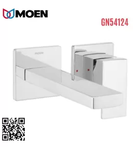 Vòi Lavabo Âm Tường Nóng Lạnh Moen GN54124