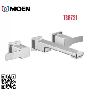 Vòi Lavabo Âm Tường Nóng Lạnh Moen TS6731