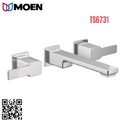 Vòi chậu lavabo 3 Lỗ âm tường Moen TS6731