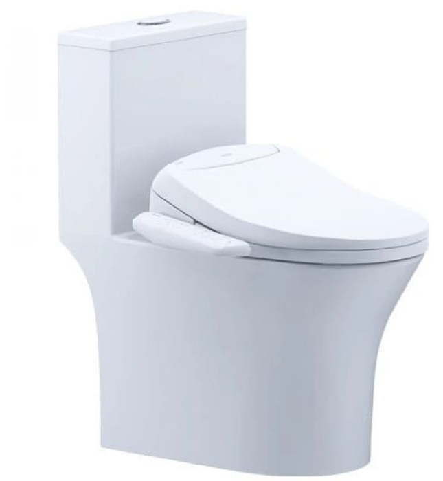 Bồn cầu 1 khối nắp điện tử Caesar C1391F+TAF400H