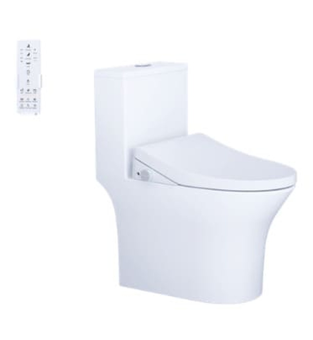 Bồn cầu 1 khối nắp điện tử Caesar C1391F+TAF512H