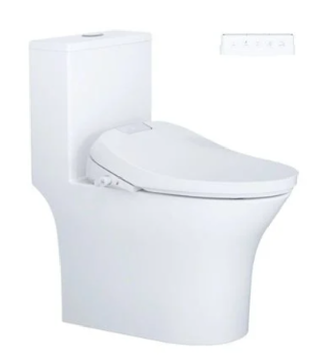 Bồn cầu 1 khối nắp điện tử Caesar C1391F+TAF610H