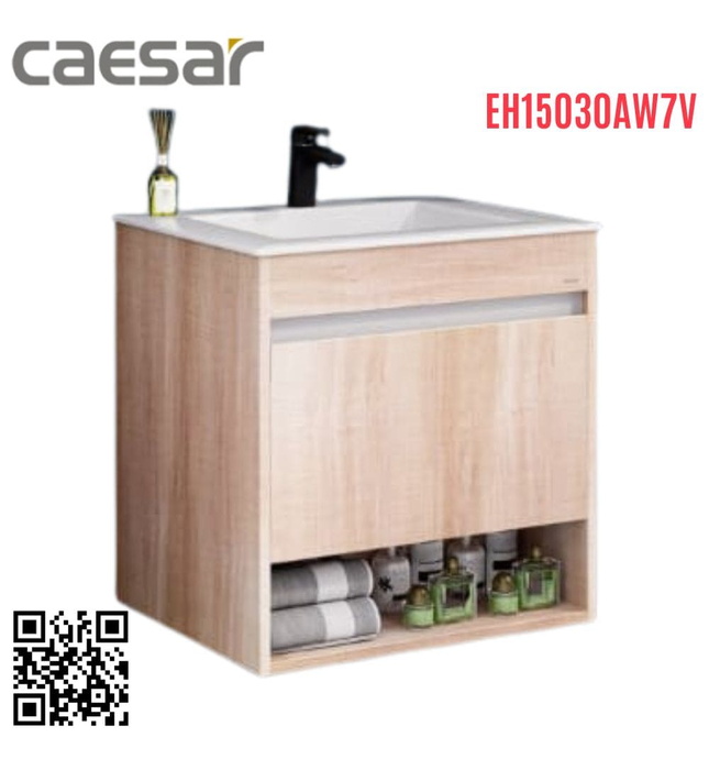 Tủ chậu treo tường Caesar EH15030AW7V (Không gồm lavabo và vòi)