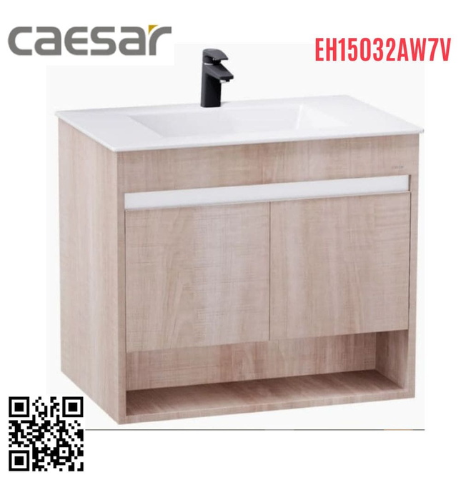 Tủ chậu treo tường Caesar EH15032AW7V (Không gồm lavabo và vòi)