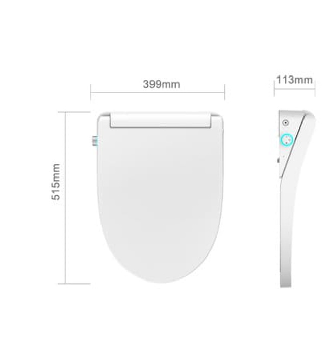 Bồn cầu 1 khối nắp điện tử Caesar C1391F+TAF512H