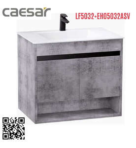 Bộ Tủ Chậu Treo Tường Lavabo Caesar LF5032+EH05032ASV