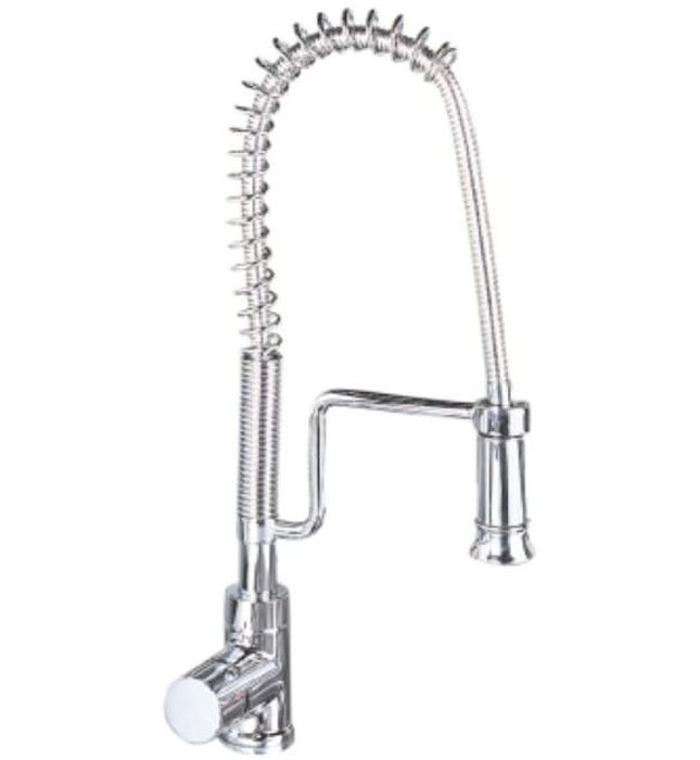 Vòi rửa bát nóng lạnh dây rút Mỹ Moen 7041