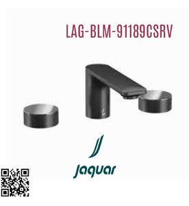 Vòi rửa mặt lavabo màu đen 3 chân Ấn Độ Jaquar LAG-BLM-91189CSRV
