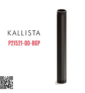 Thanh nối bát sen gắn trần 6" màu đen Kallista P21521-00-BGP