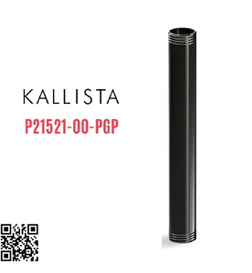Thanh nối bát sen gắn trần 6" màu đen Kallista P21521-00-PGP